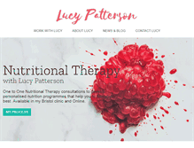 Tablet Screenshot of lucypatterson.co.uk